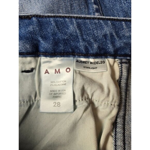 Amo Wide-Leg Audrey Wide-Leg Jeans in Starlight - Size 28 - Picture 7 of 10